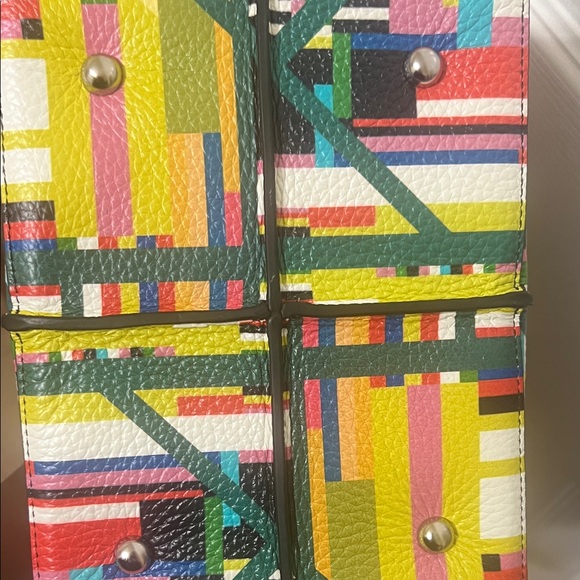 Sassy Jones Colorful Geometric Satchel - Picture 4 of 5